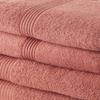 Today Set of 2 Bath Towels 50x100 cm + 2 Bath Sheets 70x130 cm 100% Cotton Terracotta