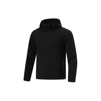 Li Ning Ice Silk Cool Technology Защита от ультрафиолета Дышащая Велоспорт Альпинизм Открытый Мягкая оболочка Защита от солнца Одежда Мужская верхняя одежда Черный AWDU823-2