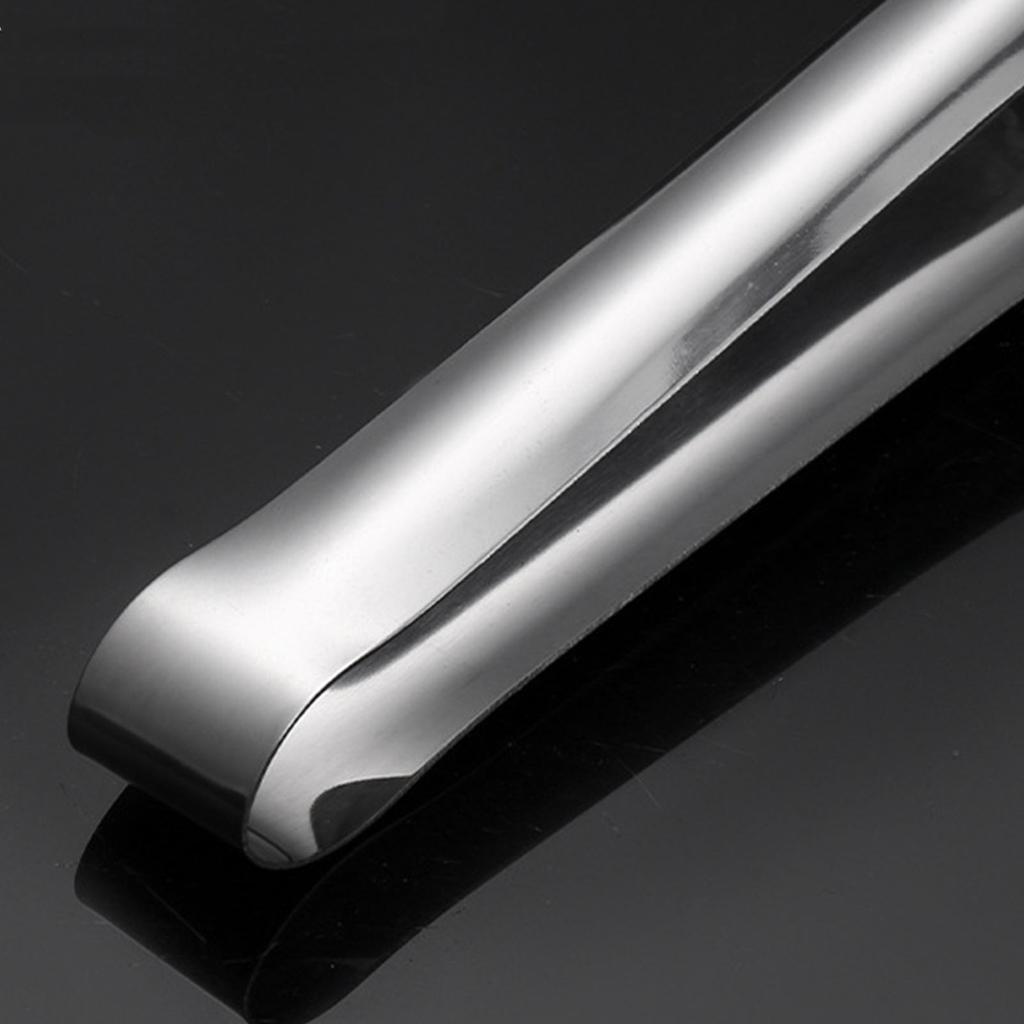 Kitchen Food Tong 9 Inch Stainless Steel Multifunctional Serving Tong with Filter Hole for Home