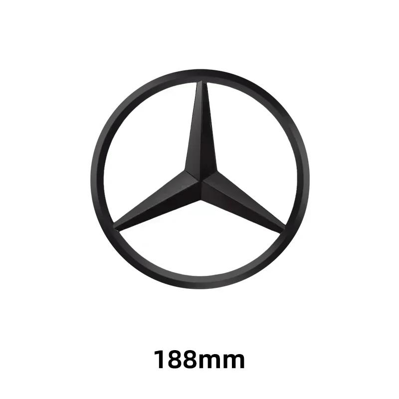 Car Sticker For Benz 1pcs 188mm 210mm ABS Car Front Grille Badge Sticker For Mercedes Benz AMG Class W204 W205 W203 W206 W220 W2