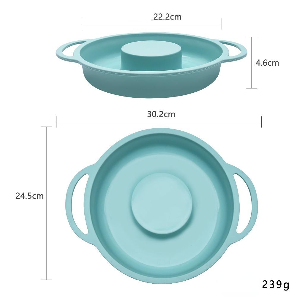 Полую круглую форму для торта можно повесить, легко чистить и легко снимать с формы. Силиконовая форма для торта.