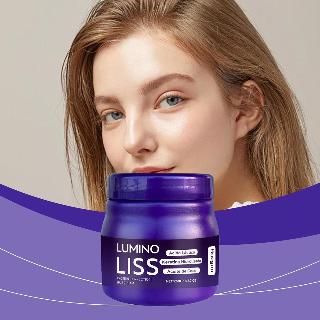 Protein Straightening Cream Nourishes Softens Hair Creating Silky Smooth Hair Repair Frizz Curls Naturally Without Damaging Hair