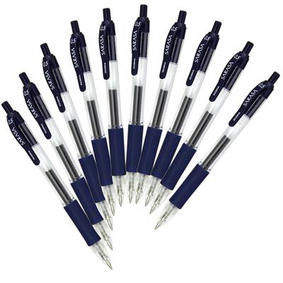 Zebra Гелевая шариковая ручка Sarasa Blue Black 10 шт. 0.5 B-JJ3-FB