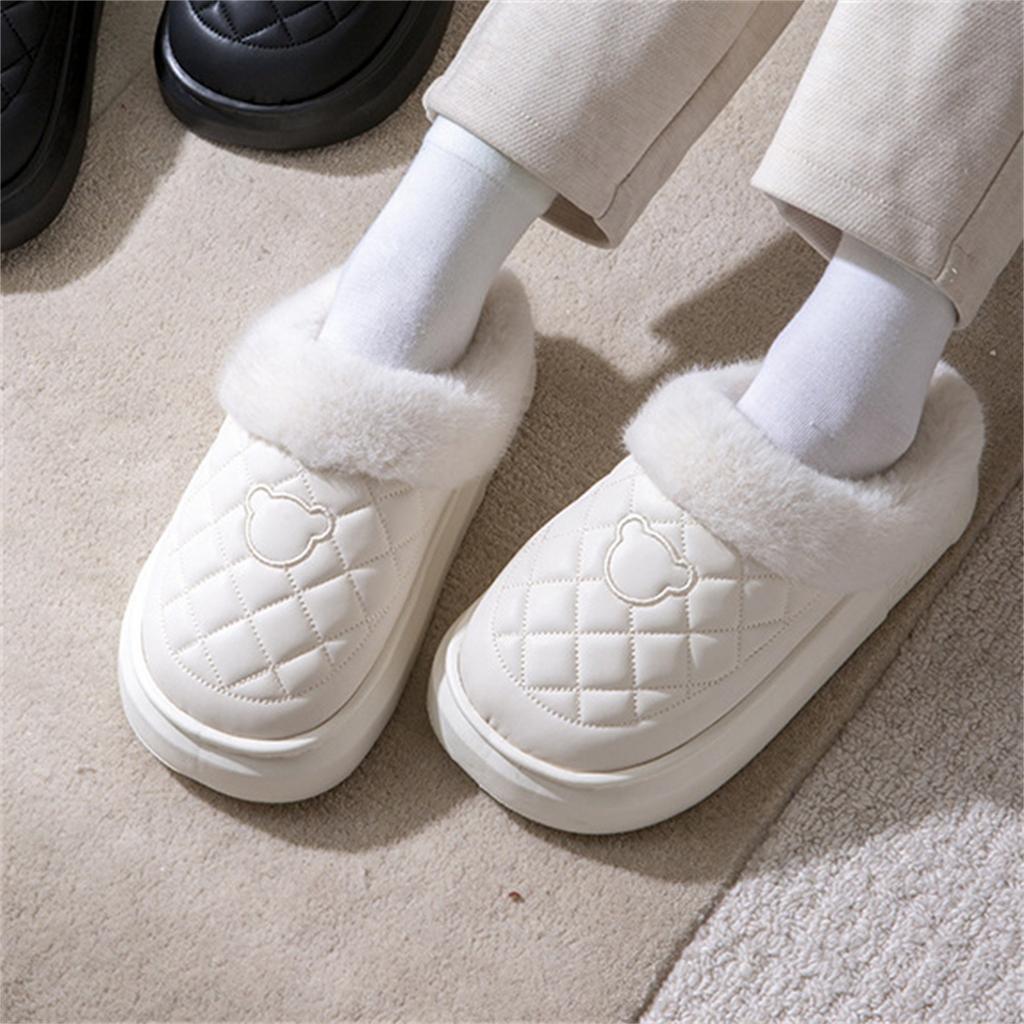 Унисекс и зимние туфли из ЭВА с мягкой подошвой для отдыха и дома, теплые хлопковые туфли