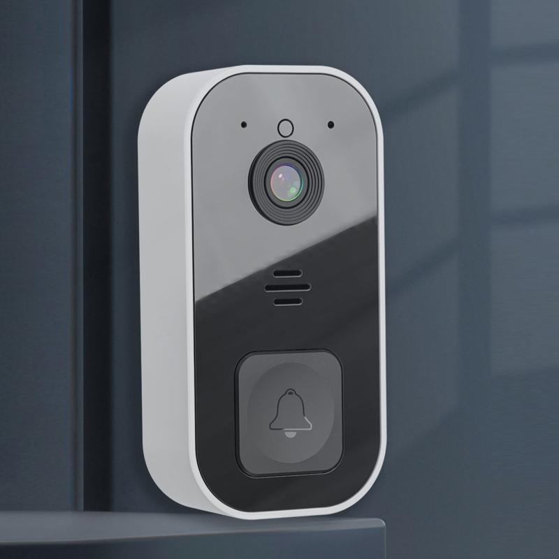 Умный беспроводной мини-видео дверной звонок с переменным звуком, инфракрасный HD, ночное видение, четкое изображение, безопасность