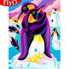 5D Diamond Painting Animal Pictures Of Rhinestones Diamond Embroidery Cross Stitch Penguin Mosaic Sale Handmade Gift