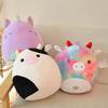 Soft Plush Unicorn And Cow Pillow Cushion Cartoon Animal Stuffed Toy For Girls 35cm