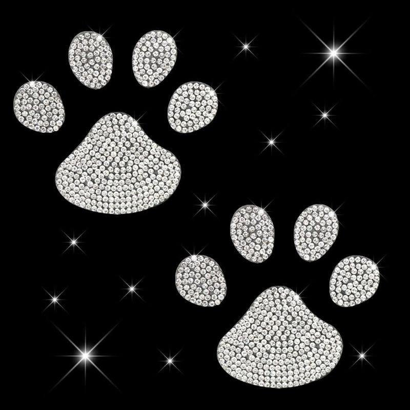 Shimmering Rhinestones Butterfly Car Sticker Sparklings Crystal Decal for Bumpers Window Laptop& DIY Auto Accessories