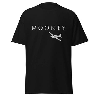 Flying Mooney M20 Silhouette Logo T Shirt Flight Training Vintage Washed Soft Fashion Designer Clothes Breathable Comfortable