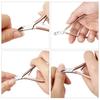 Nail Cuticle Pusher Tweezer Cutter Nipper Clippers Dead Skin Remover Manicure Art Grooming Tool Beau