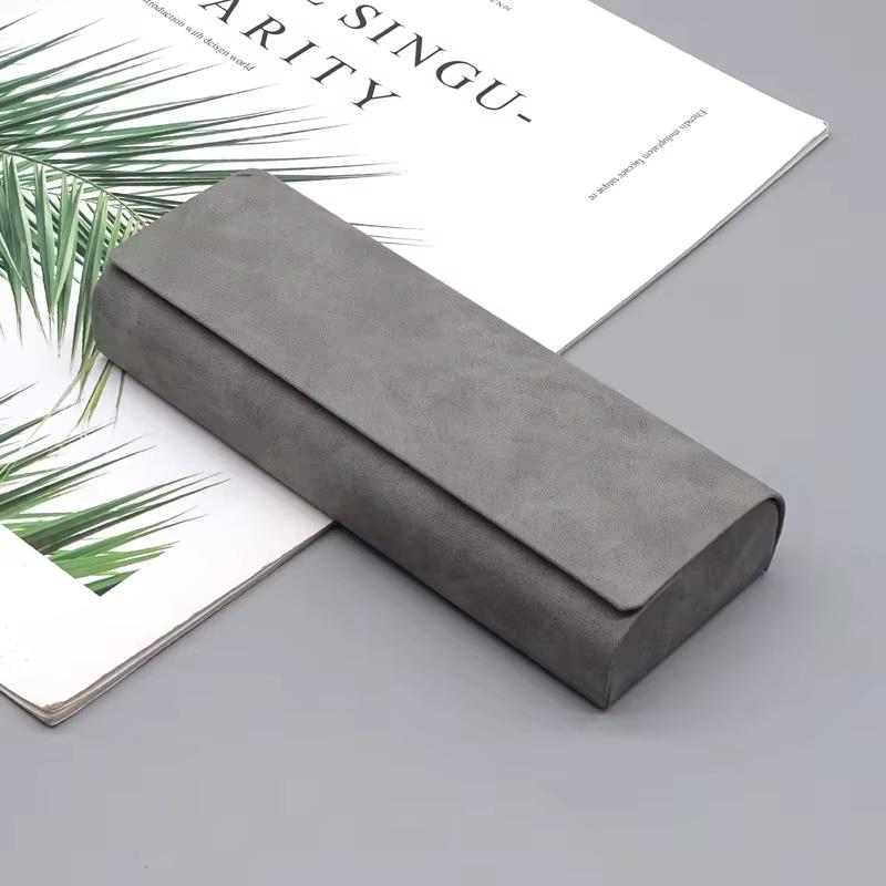 1/2 шт. Простой кожаный чехол для очков, оптический, ретро, для очков от близорукости, солнцезащитных очков, коробка для хранения, модный, для мужчин и женщин