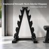 Dumbbell Storage Rack Stable A-Shaped Sturdy for Fitness Room