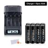 PALO 1.2V NI-MH AAA 1100mah Rechargeable Battery AAA NIMH 3A Batteries With 4 Slots USB Charger for 1.2V/1.5V AA AAA Battery