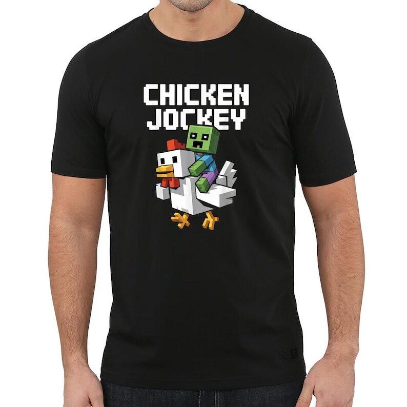 Chicken Jockey Shirt Funny Farm Animal Tee Perfect for Gamers amp; Animal Lovers Unisex T-Shirt