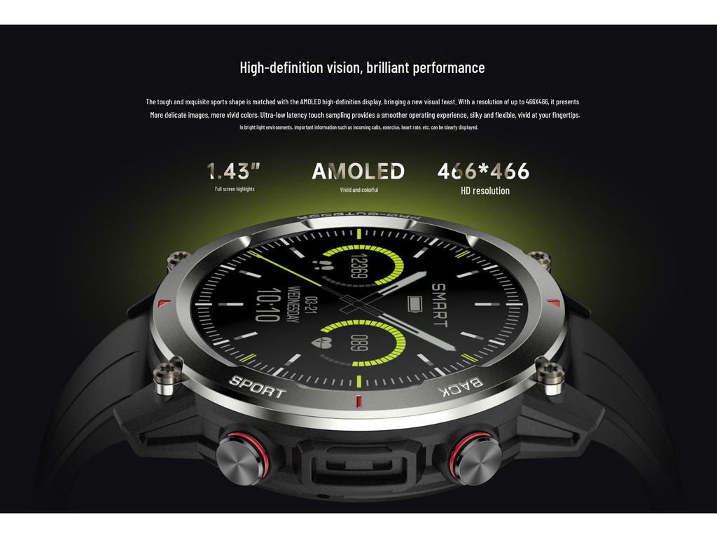 S55 Smart Watch: Unisex Waterproof Sports Watch with Heart Rate & Blood Oxygen Monitoring