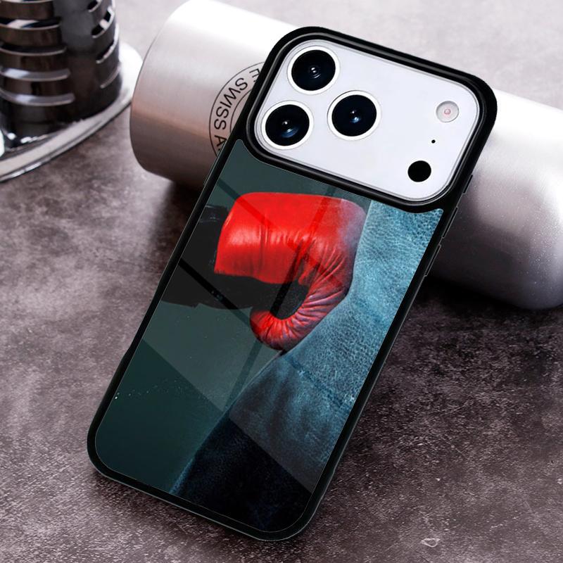Boxing Gloves Hanging on a Wall Phone Case For iPhone 17 16 15 14 13 12 11 Pro Max Plus 17Air Soft Silicone Cover