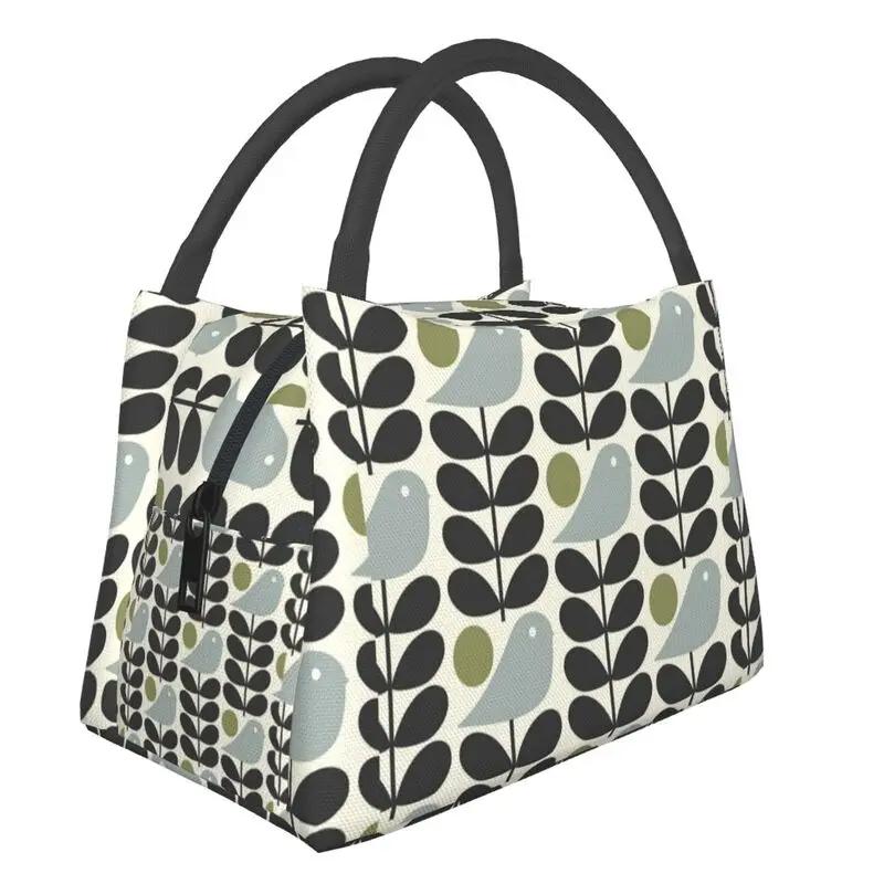 Orla Kiely Abstract Multi Stem Изолированная сумка для обеда Mid Century Scandinavian Geometric Cooler Thermal Food Lunch Box