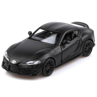 TOKAXI Масштаб 1/36 2020 Toyota Supra Модель автомобиля из литого металла, Игрушечная машинка с механизмом оттягивания, Подарок для мальчиков и девочек (черный)