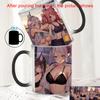 Sexy Ass Double Sides Printing Mug BSKT-072 Color Change Coffee Mug Anime Cups Ceramic Cup Thermosensitive Mugs Drinkware Custom