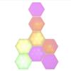 10PCS BT Connected RGB Hexagon Light Ambient Lamp Wall Decorative Lighting with Controller