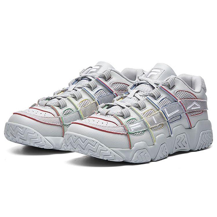 FILA Heritage Серия Fht Универсальные Удобные Низкие Ретро Баскетбольные Кроссовки Женские кроссовки Day-Rock-Gray T12W031205FLG