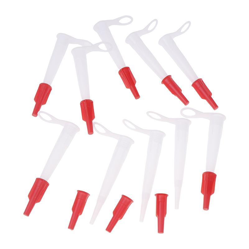 10 шт. набор насадок для герметизации, силиконовая трубка, колпачок для насадки, повторно герметизируемая крышка для винта из мастики