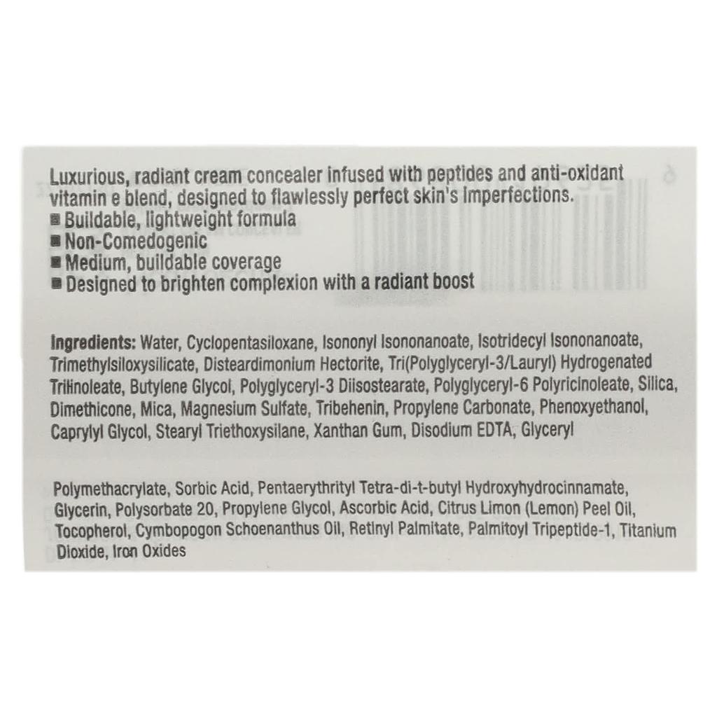 Neutrogena Healthy Skin, Кремовый консилер Radiant, золотистый средний/темный 1, 0,24 жидких унций (7,1 мл)