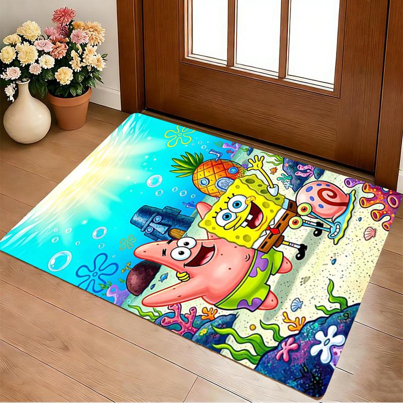 Underwater Friends Living Room Nonslip Area Rug Soft Carpet For Bedroom Game Playroom Sofa Office Home Decor Doormat Christmas Gift C922236