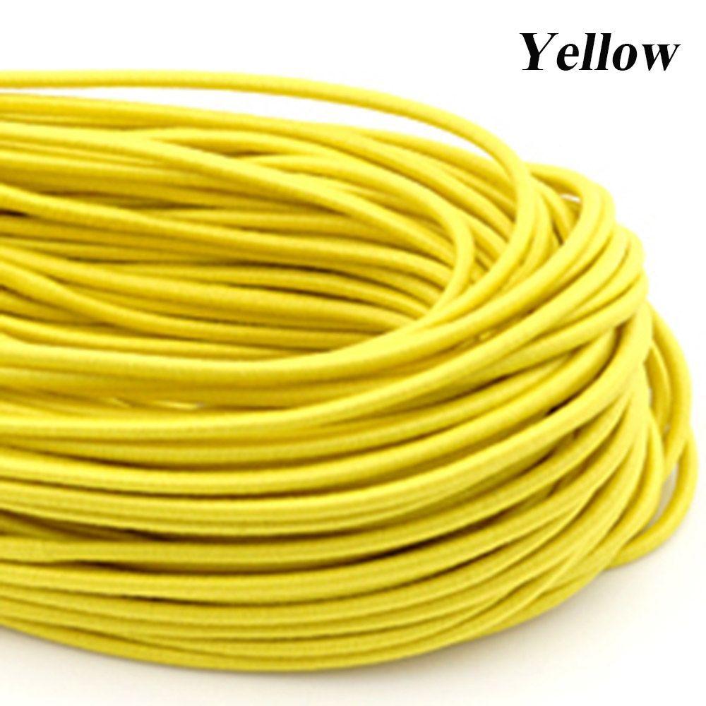 3mm 10m Nylon DIY Line Craft Elastic Band Sewing Rope Round Rubber Colorful