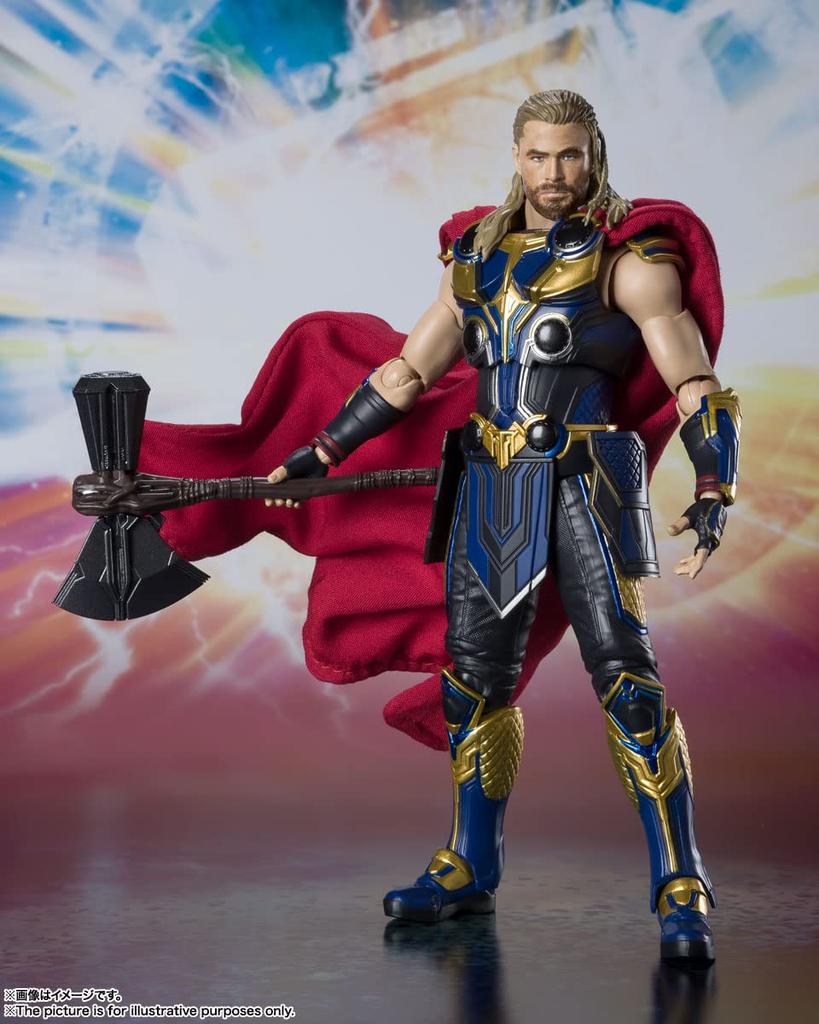 TAMASHII NATIONS MARVEL Могучий Тор 165 мм окрашенная подвижная фигурка SHFiguarts (Тор/Любовь и Гром) приблизительно. АБС&ПВХ&Ткань