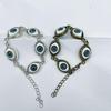 Retro Alloy Eye Jewelry: Versatile European & American Necklace Bracelet
