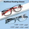 Multifocal Progressive Reading Glasses Women Men TR90 Frame Anti Blue Light Sports Bifocal Presbyopia Eyeglasses With Diopter
