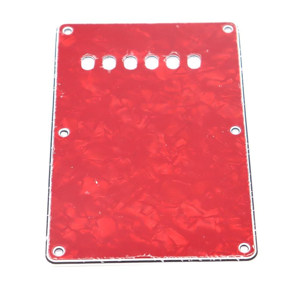 6 Hole Pvc Guitar Back Plate Pickguard Tremolo Backplate For St Modern   Style Electric Guitar Special Offer