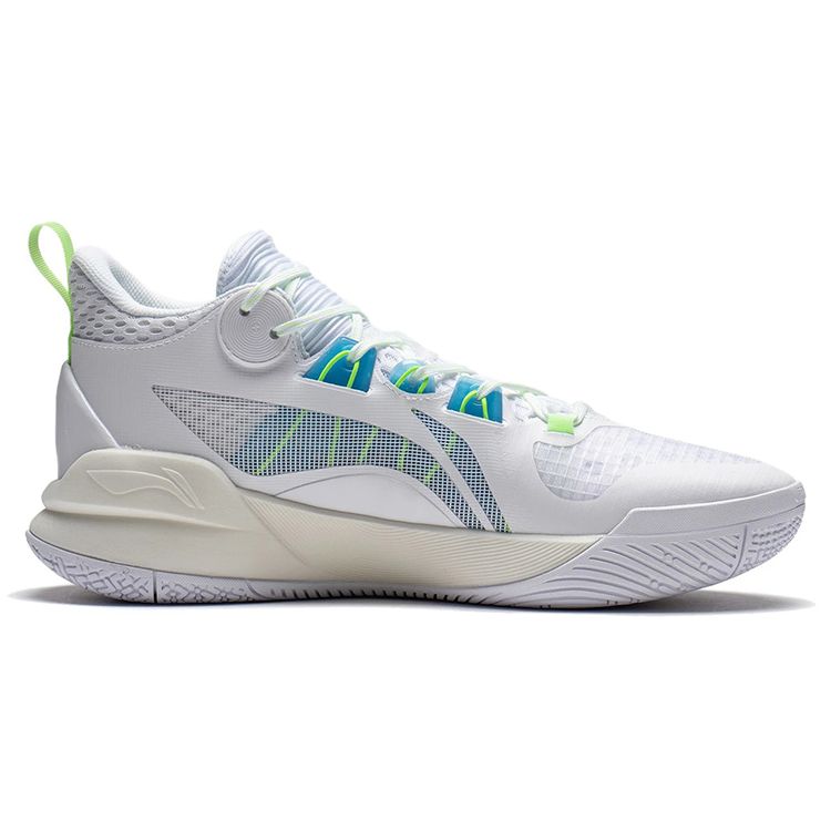 Баскетбольные кроссовки Li Ning Sonic 10 Team мужские кроссовки белые зеленые ABPS015-1