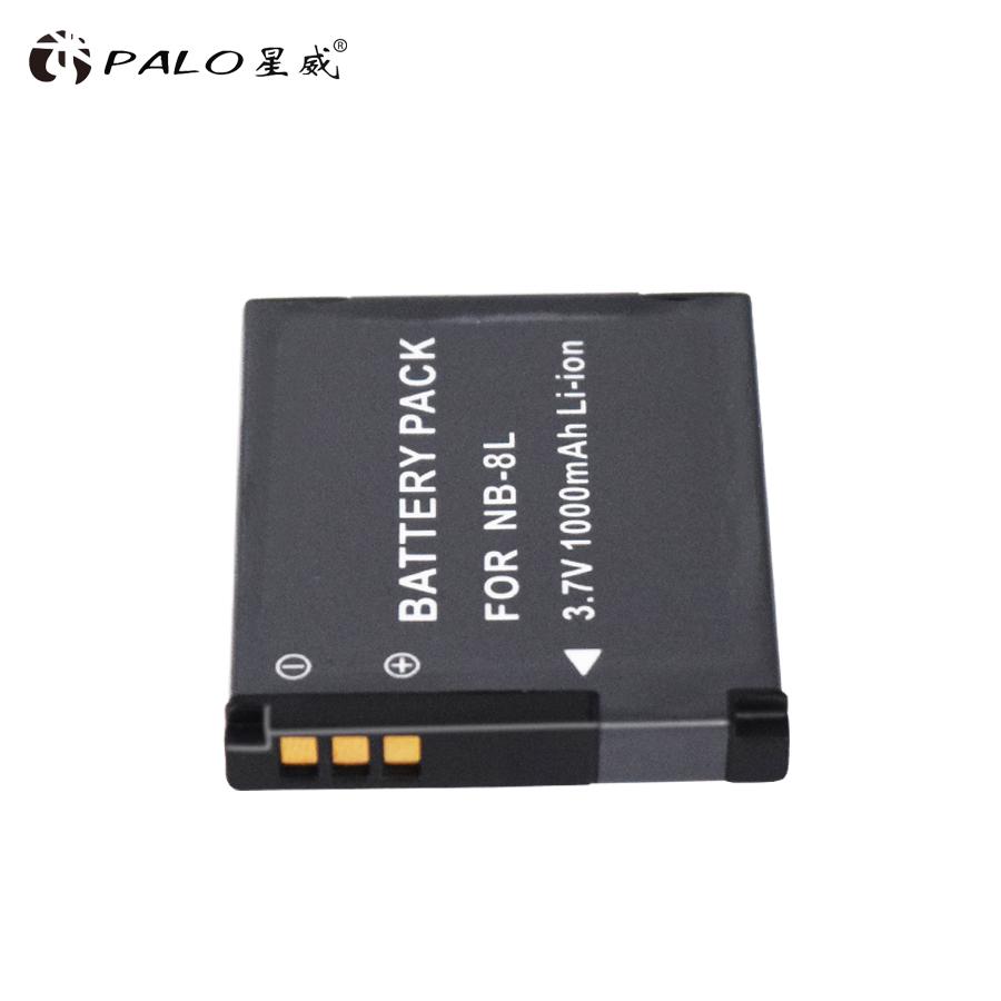 PALO 1 шт. аккумулятор для Canon NB-8L NB8L NB 8L литий-ионный аккумулятор для Canon PowerShot A3300 A3200 A3100 A2200 A1200 IS аккумулятор для камеры