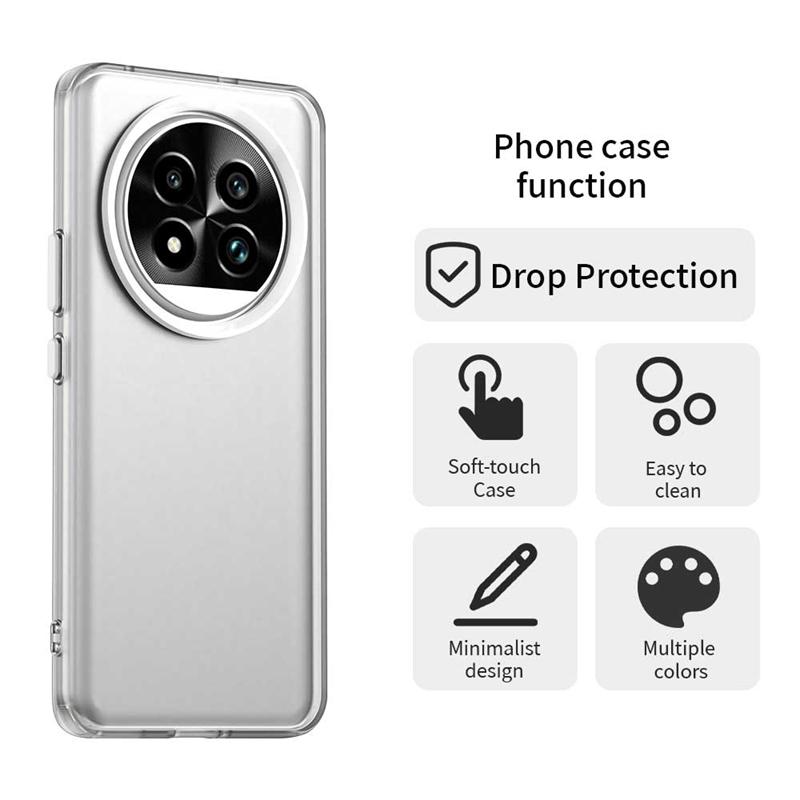 Для Realme 13 Pro Plus Чехол Накладка OPPO Realme 13 Pro Plus Capas Бампер Ударопрочный Матовый Прозрачный Fundas Realme 13 Pro Plus