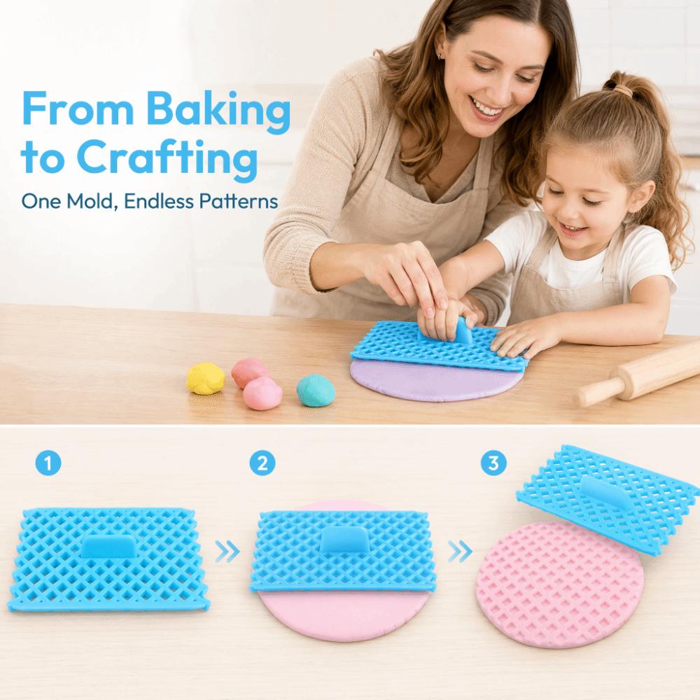 Flower Embossing Mold Hollowed-out Gum Paste Mold Combination Fondant Cake Mold Cake Decorating