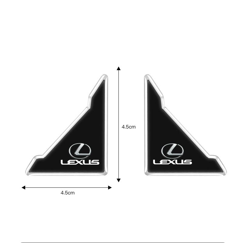 QDDY3 4Pcs Car Door Lock Shock Pad Silicone Protection Cover Valve Cap For Lexus ES LM GS IS NX RX LX RZ CT IS250 IS430 RX300 ES300H