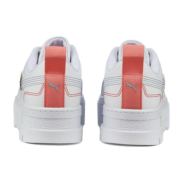 Puma Mayze Pierced - Белые мультиженские кроссовки Гвоздика-Розовый 386582-01
