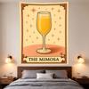 The Mimosa Vintage Cocktail Champagne Glass Poster
