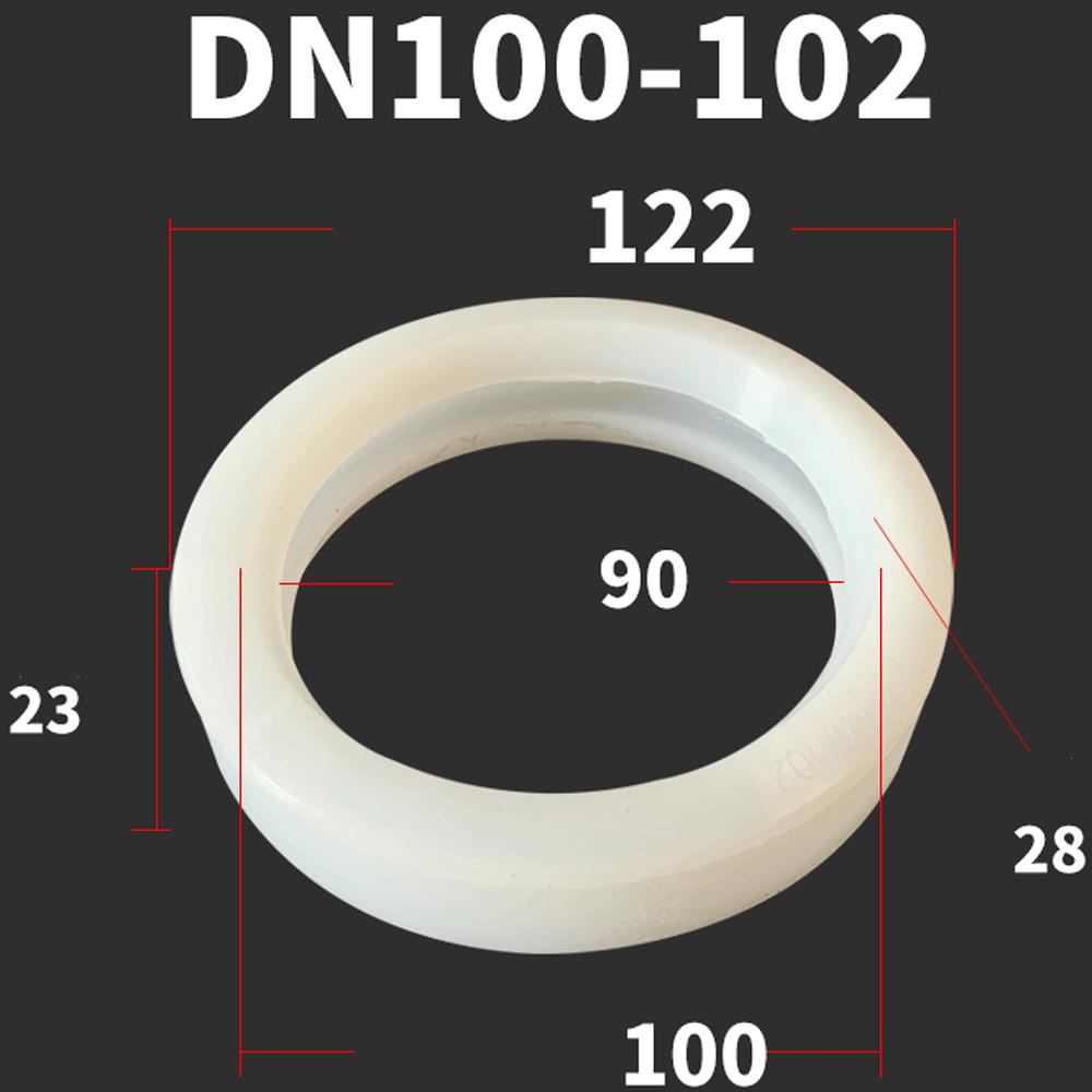 DN0.75-200 VMQ Силиконовая резина Уплотнительная Прокладка Уплотнительное Кольцо Полоса Для Зажимной Муфты Секций Hough Паз О-образной формы