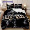 Dark Gothic Skull Design Bedding 1 Duvet Cover 2 Pillowcase Without Core Christmas Birthday Gift Bedding Set Duvet Cover And Pillowcase