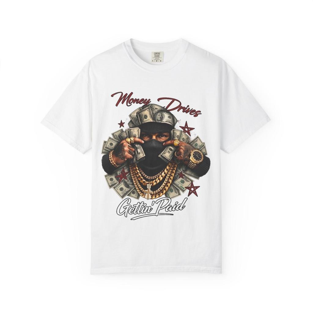 Steampunk Masked Aviator T-Shirt | Vintage Pilot Helmet Design