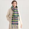 Winter Plaid Scarf For Women, Warm And Thickened Imitation Cashmere, Elongated Men'S And Women'S Scarves, Paired With Coat Tassels