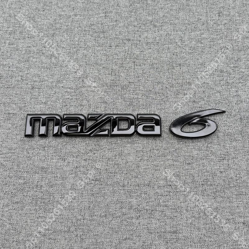 For Mazda Car front/rear boot badge hood trunk Emblem Sticker Accessories Body Replaced for Mazda 3 MAZDA 6 Rear Tail Refitting FF26