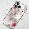 Чехол-шнурок с розово-белым цветочным узором для iPhone 17 Pro Max, мягкий силиконовый чехол для iPhone 16 Pro Max, чехол для iPhone 15 14 13 12 11 16E Air