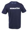Унисекс Футболка с изображением строительной техники KOMATSU