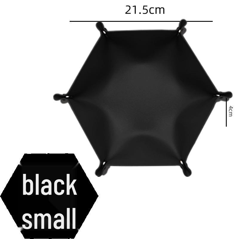 В наличии Скандинавский шестиугольный поднос для хранения кубиков и косметики из искусственной кожи