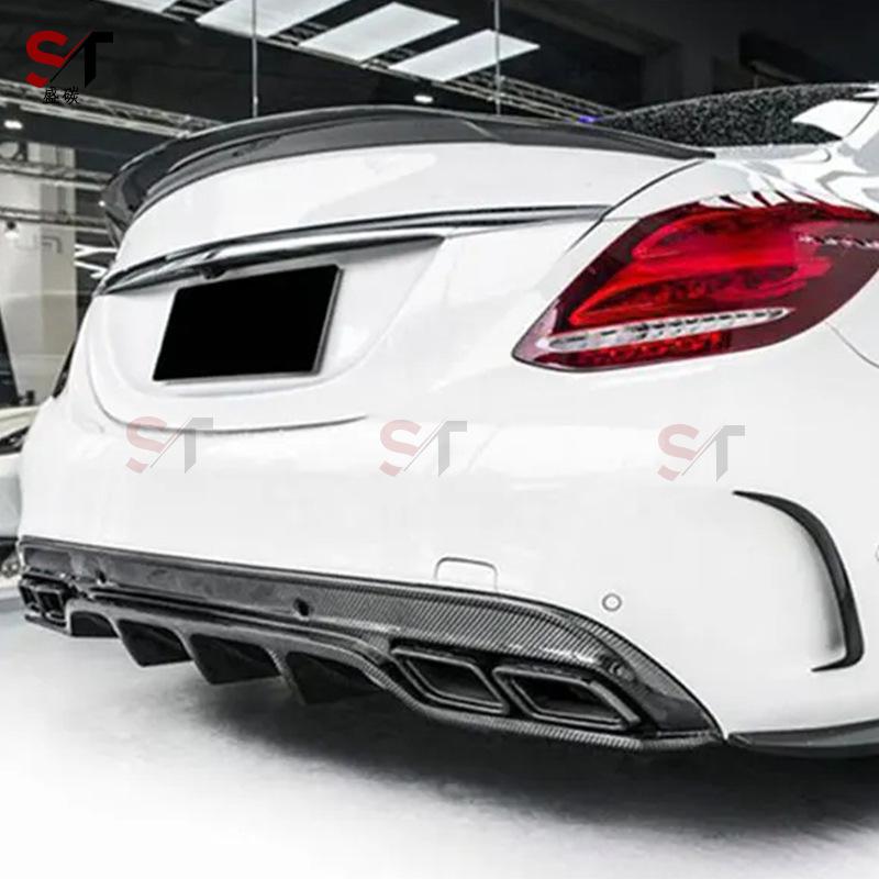 Mercedes-Benz C-Class W205 C63 FD Style Rear Diffuser Lip Kit