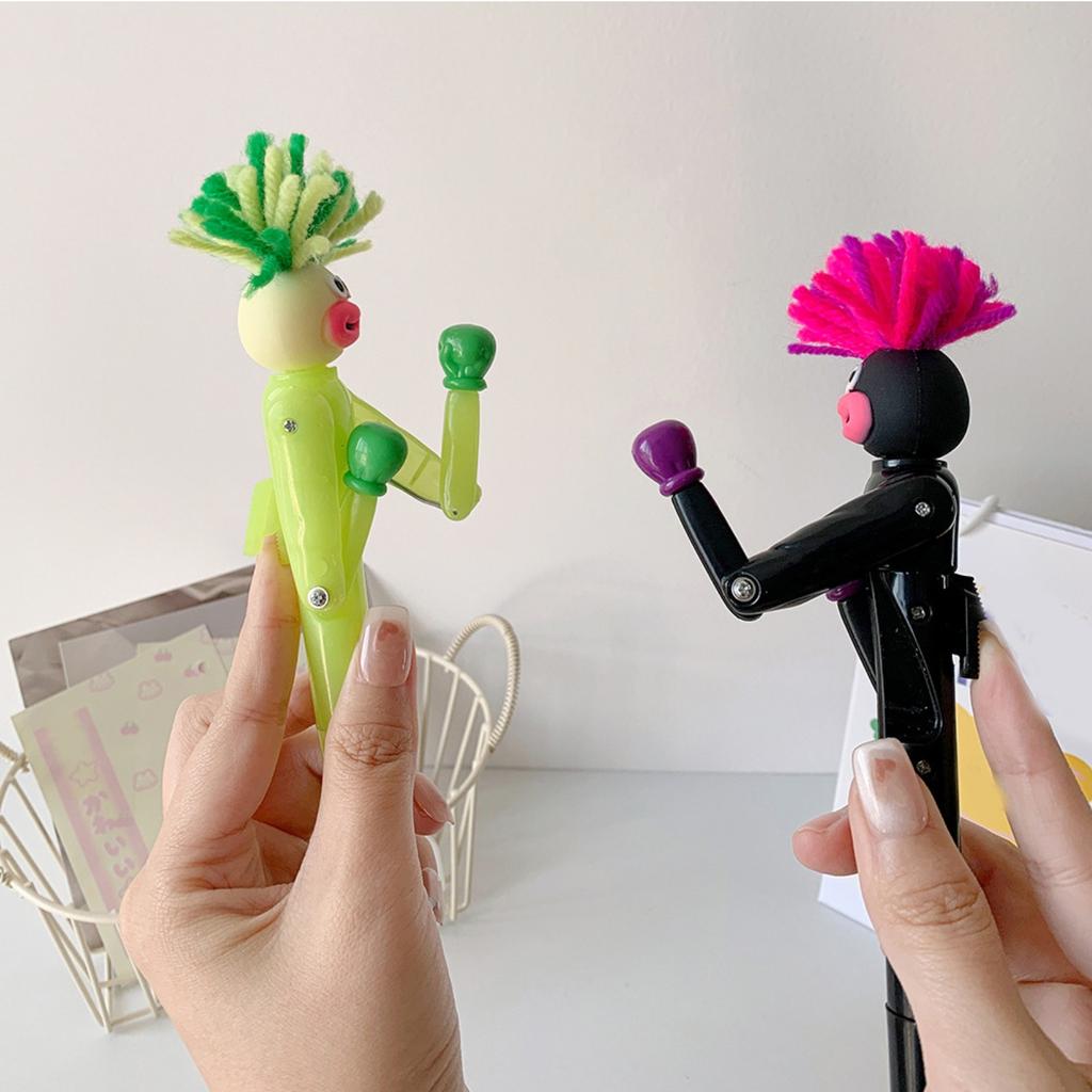 Шариковая ручка, ручка для плавного письма, интерактивная боксерская ручка, ручка для плавного письма, забавная ручка для снятия стресса, подходит для домашнего обучения, 1 мл